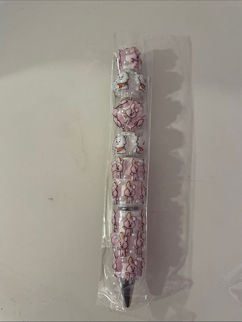 Bt21 doble style handmade beaded pen